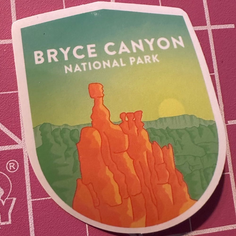 💜13/$13 +Bundle Sticker Sale | Travel Bryce Canyon Waterproof Sticker